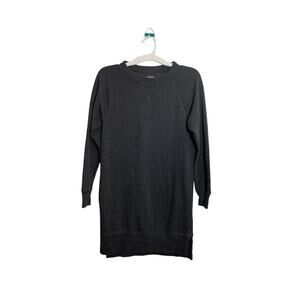 Aerie Women’s Sweatshirt Dress Size Xxs Gray Casual Basic Long Sweater Plain
